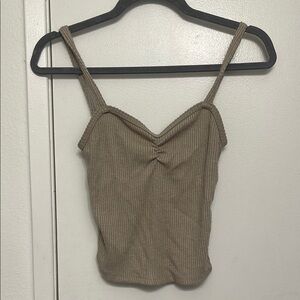 Forever 21 Beige Ribbed Camisole